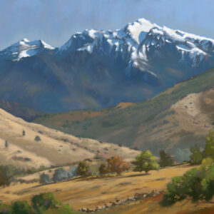 Up to Sequoia Painting by Simon Purll